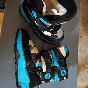 Kids Camouflage Winter Boots